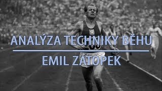 Analýza techniky běhu Emila Zátopka