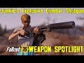 Fallout 76: Weapon Spotlights: Junkie's Explosive Combat Shotgun