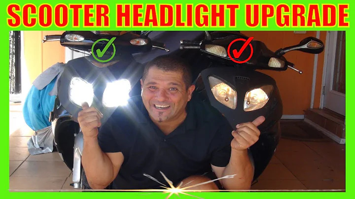 Chinese Scooter Headlight Upgrade 2020