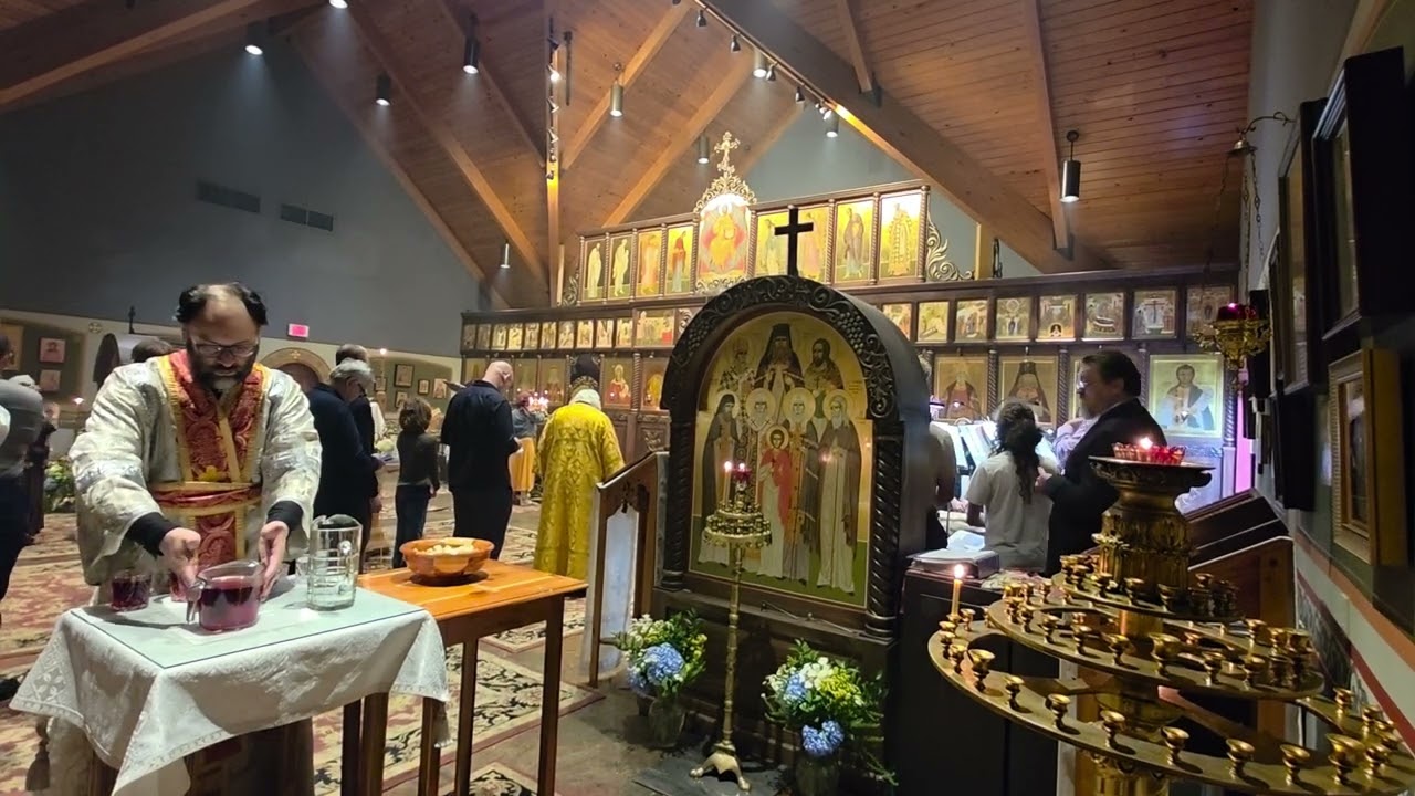 ORTHODOX HYMNS chanted in Russian Orthodox Church in Atlanta