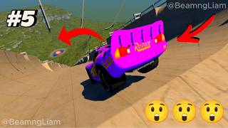 🚀 PIXAR CARS MEGA RAMP! 😱 Lightning McQueen's BIGGEST JUMP EVER! | #2 BeamNG.drive screenshot 2