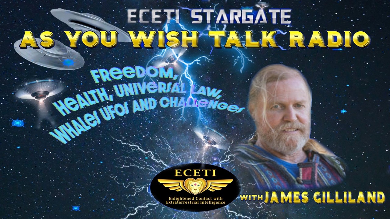 Freedom, Health, Universal Law, Whales UFOs and Challenges.