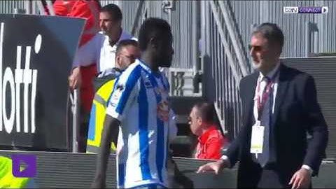 SULLEY MUNTARI WALKS OFF PITCH OVER RACIST CHANTS