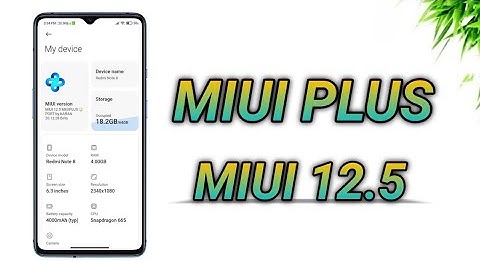 [MIUI 12.5] MiuiPlus v20.12.28 PORT for Redmi Note 8 | REVIEW & INSTALL 😍🔥
