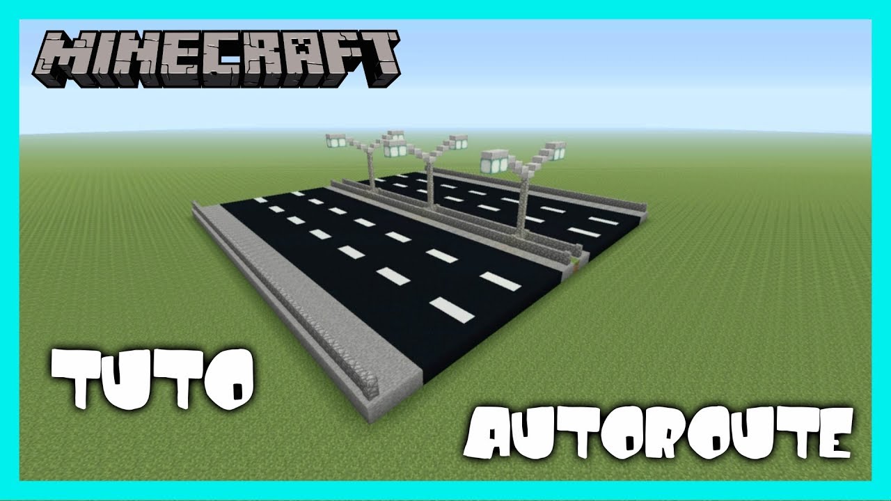 MINECRAFT | TUTO | Autoroute [PS4 FR]