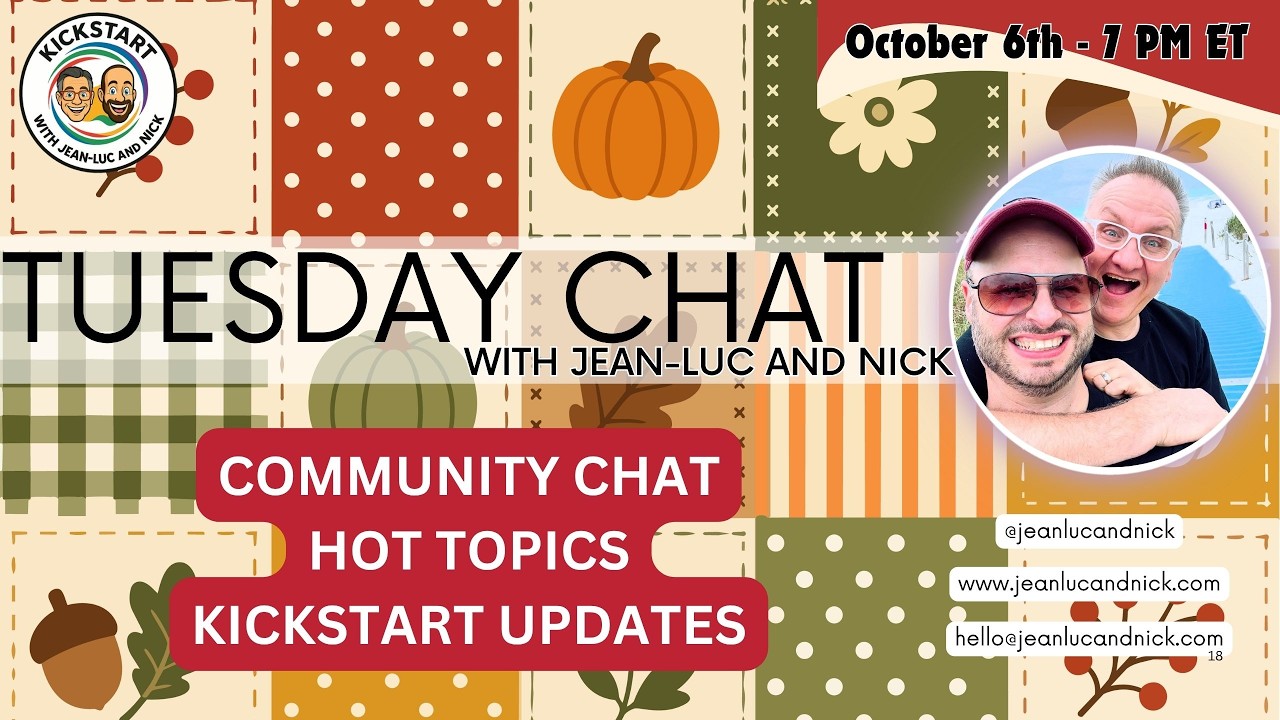 Tuesday Chat with Jean-Luc and Nick - The Comparison Trap - October 6th 2026