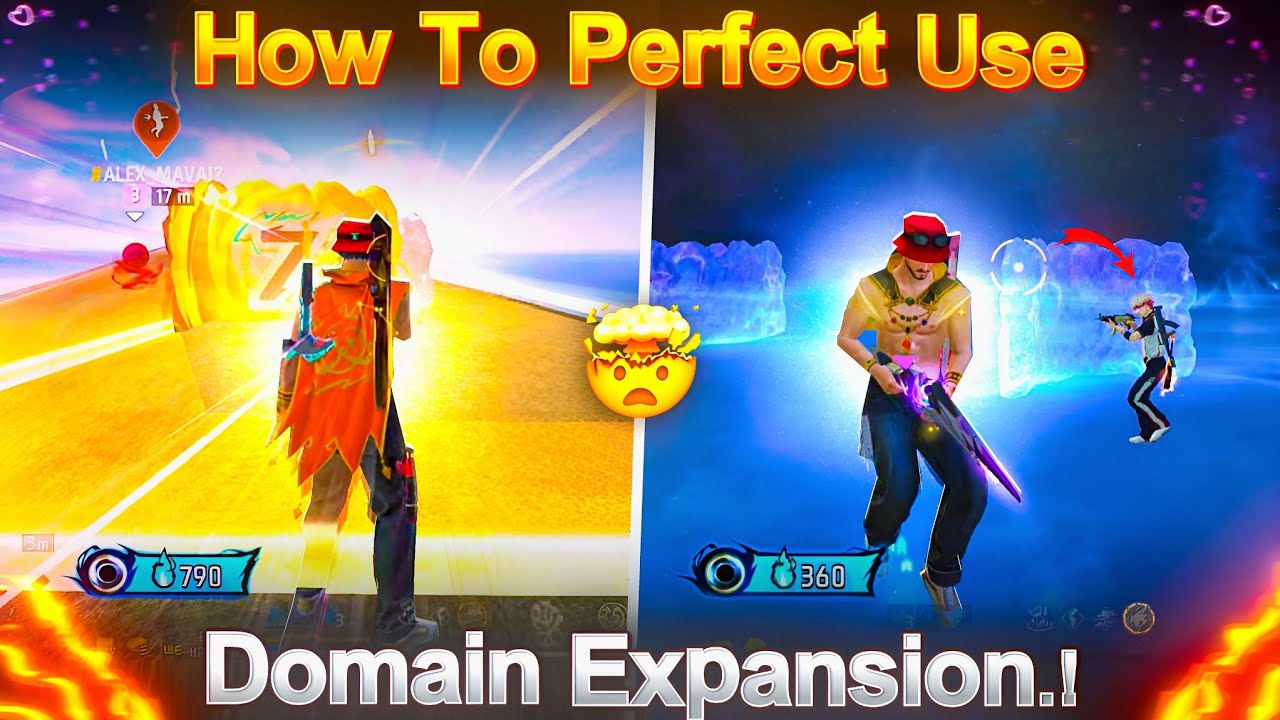 😲How To Perfect Use Sukuna Domain Expansion! || Secret Tricks And Glitchs - Free Fire 