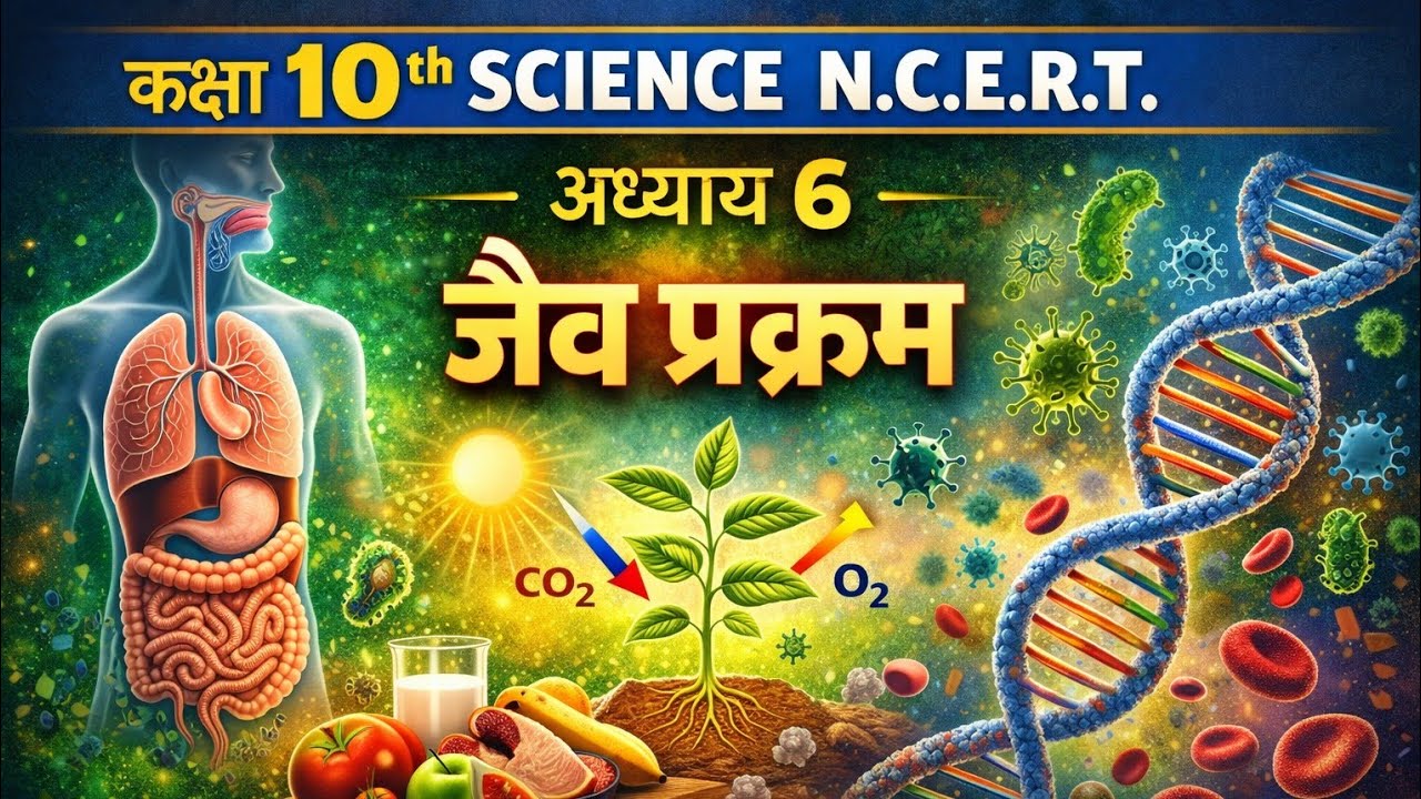 CLASS 10TH SCIENCE NCERT  श्वसन (जैव प्रक्रम)