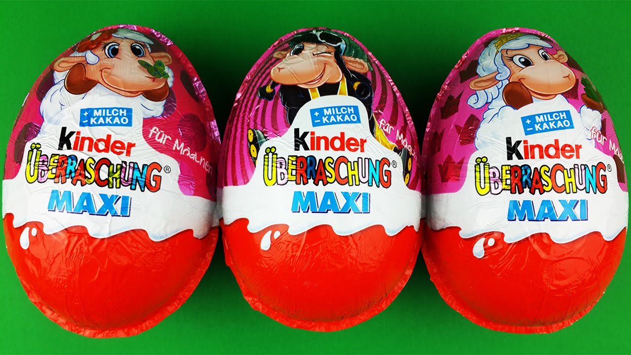 Kinder Surprise Eggs Opening Kinder Überraschung Maxi Polly Pocket