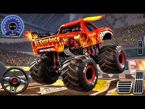 Monster Truck Jam Steel Titans - GT Car Mega Ramp Stunts - PC GamePlay
