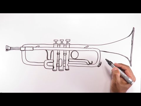 How to draw a Trumpet ??