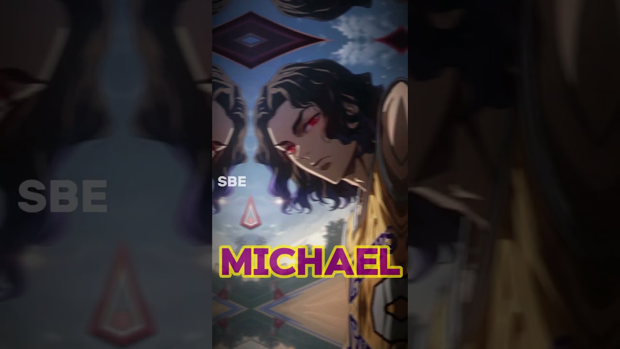 Demon Slayer Characters in Lakers Jerseys 