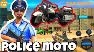 Xe cảnh sát | Police Moto Bike | chơi game mobile SAKAHELO screenshot 4