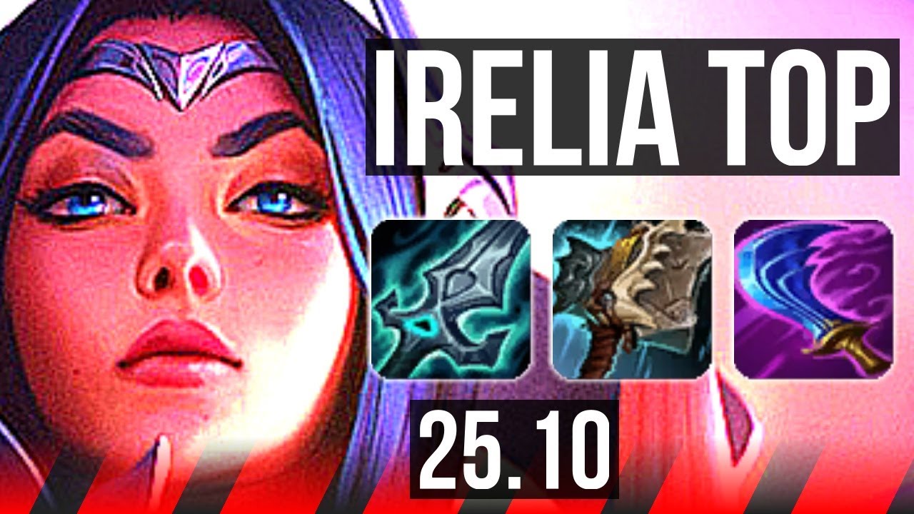 IRELIA vs URGOT (TOP) | 10 solo kills, Legendary | KR Diamond | 25.10