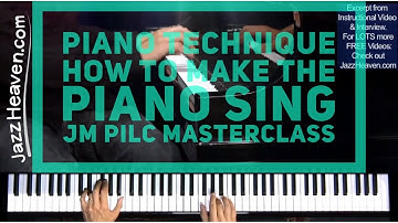 Jean-Michel Pilc PIANO TECHNIQUE: How to Make the Piano Sing - JazzHeaven.com Excerpt