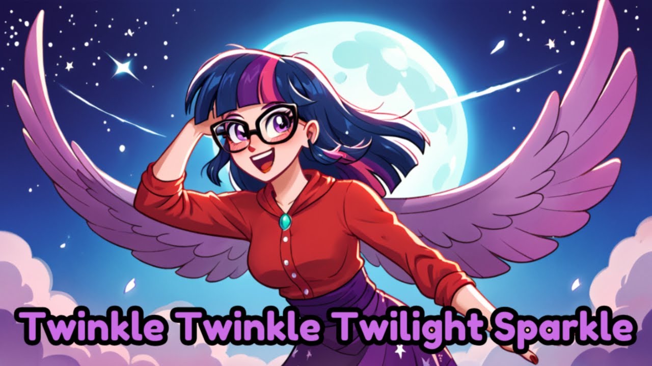 Twinkle Twinkle Twilight Sparkle Equestria Girls MLP Fan Video AI Generated
