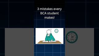 3 mistakes every BCA student?#bcadetails #bca #careeradvice #shorts #shortvideo #bcastudents #bcastu
