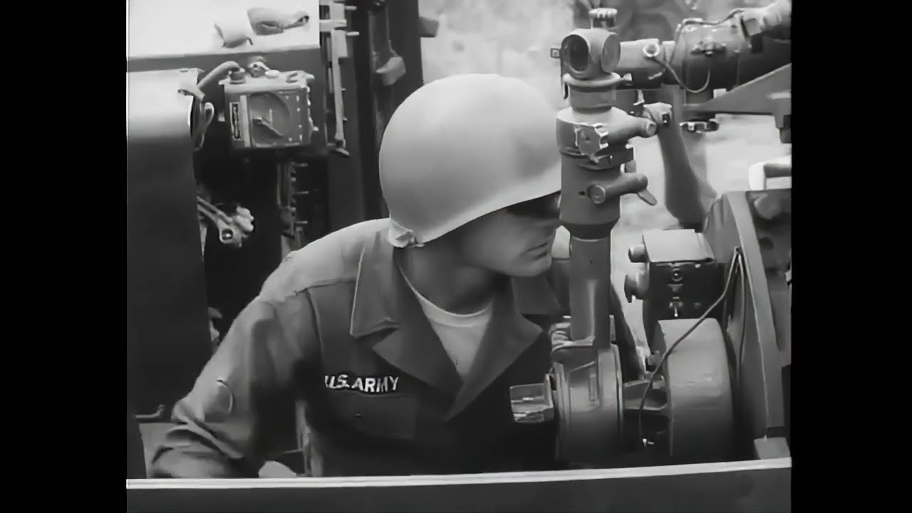 M44 155mm Self Propelled Howitzers in Action