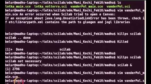 Mod-01 Lec-12 Scilab simulation of Lotka Volterra predator prey model, van-der-Pol Oscillator