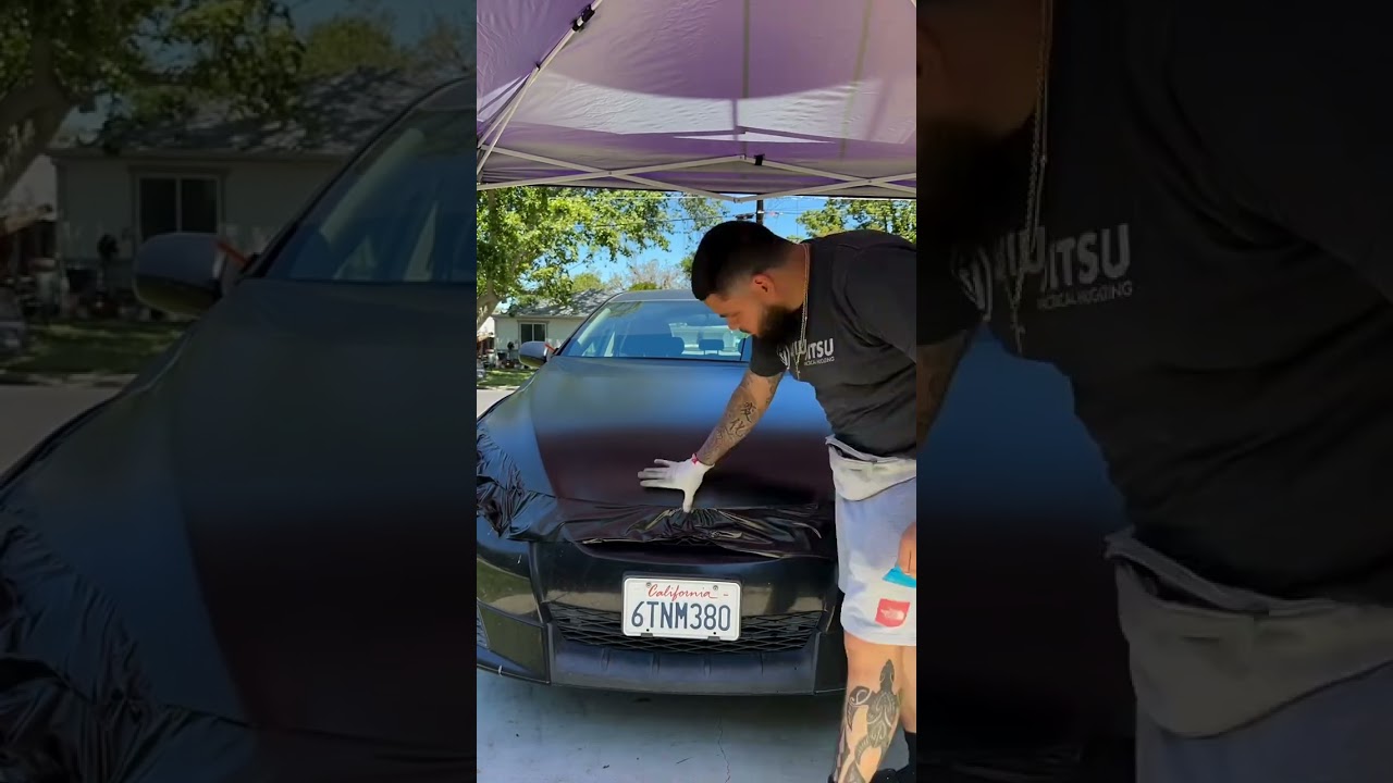 Toyota XRS Wrapped in 3M Satin Black Gold Vinyl 🔥🔥