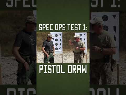 Special Ops Test 1: Pistol Draw #shorts #specialforces #military
