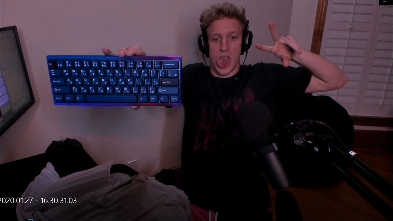 Tfue unboxes $3500 New Keyboard | Audio improves at 