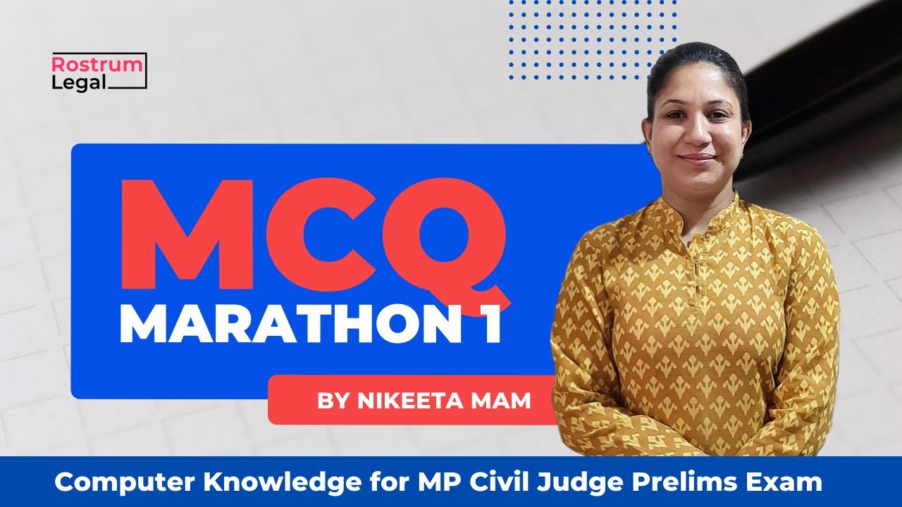 MCQ Marathon Part-1 | Computer Knowledge | MP Judiciary