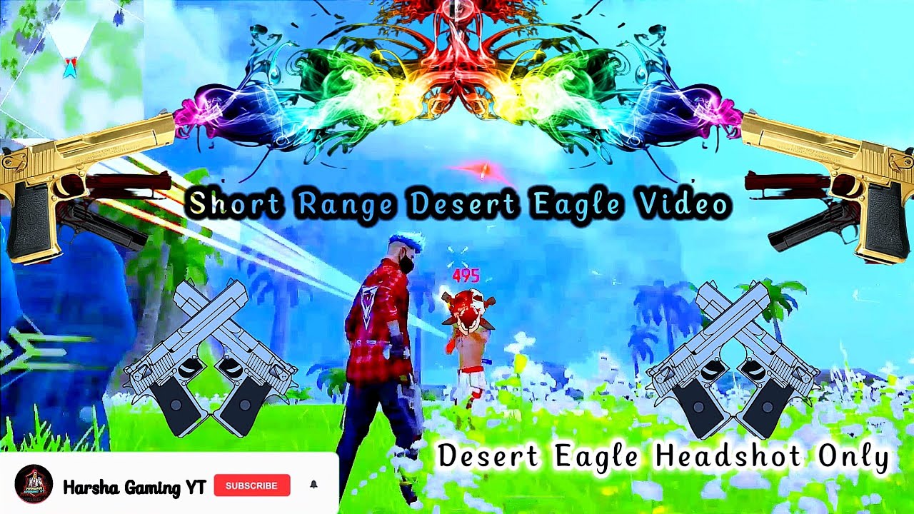 Desert Eagle Short Range One Tap 👽 || free fire headshot video #onetap ...