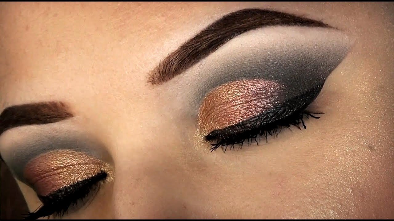 Trucco GRIGIO RAME e ORO | Trucco TONI CALDI e FREDDI | Makeup Tutorial | SweetMakeup ♥ - YouTube
