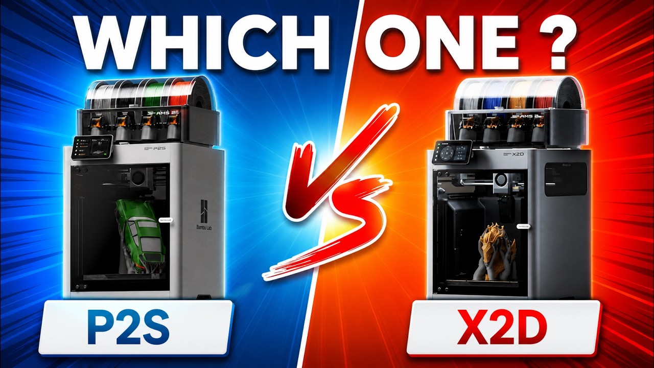 P2S vs X2D – Which One Should You ACTUALLY Buy? - YouTube