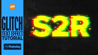 The Easiest Way to Make Glitch Text in Photoshop