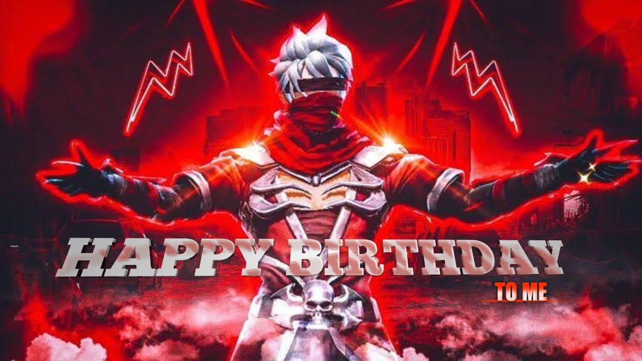 Happy Birthday to me 🎉 DARKGOD FF 15 years old 💙