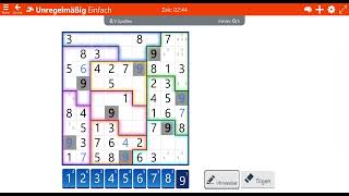 Microsoft Sudoku Irregular Easy, March 26, 2024, Daily Challenges