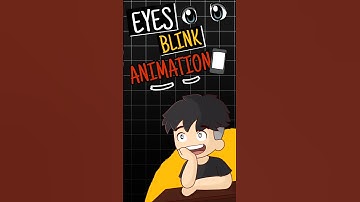 How to Make Eye blinking Animation ft. mobile animation 📱✍🏻