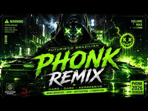 FUTURISTIC BRAZILIAN PHONK REMIX ⚡💀 | HARDEST GYM ENERGY | AGGRESSIVE 808 BASS 2026 #phonk