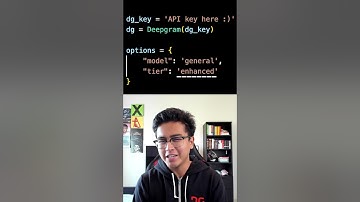 How to create a transcript from any audio (youtube videos, zoom, etc) #deepgram #ai #asr #transcribe