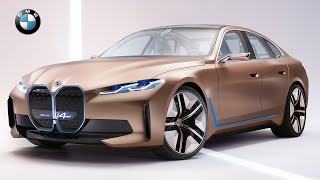 The Golden BMW Concept i4/ The Gold BMW/ NEW 2024 BMW i4 SERIES