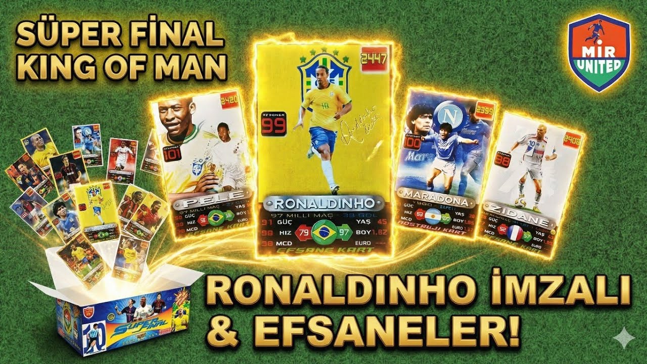 KING OF MAN KUTU AÇILIMI! 😱 Pele ve Maradona Çıktı, Messi & Ronaldo Nerede?