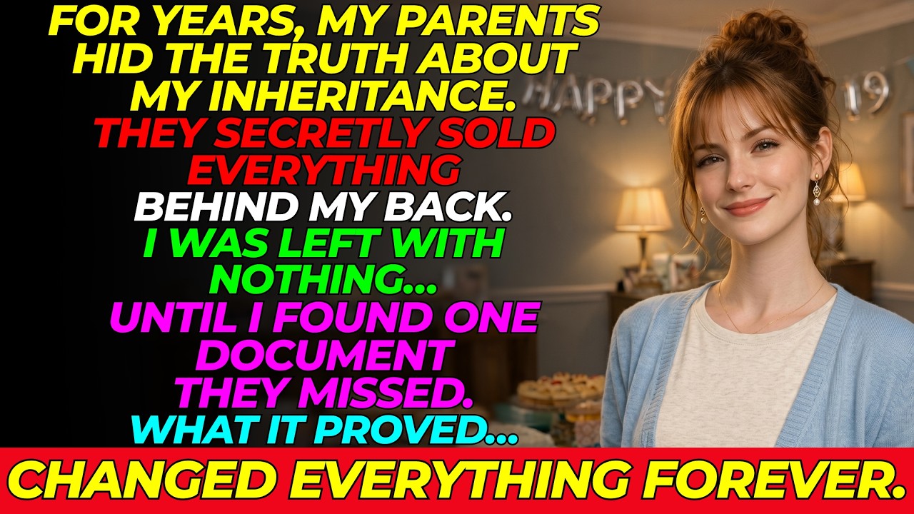 My Parents Sold My Inheritance Behind My Back — I Had the Last Paper ...