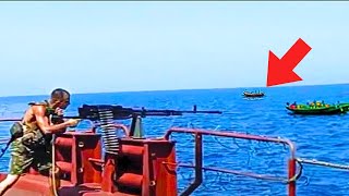 Somali Pirates ATTACK RUSSIAN Warship, Then This Happens... screenshot 2