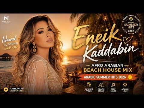 Nawal El Zoghbi – Eneik Kaddabin | Afro Arabian Beach House Mix ❤️ | Arabic Summer Hits 2026