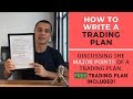 How to write down a Trading Plan + PDF example of mine | FOREX