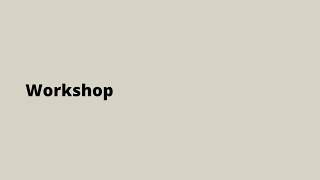 Budget Workshop - May 19, 2026