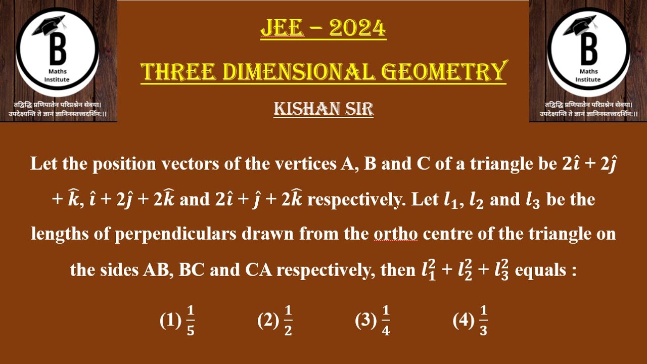 Let the position vectors of the vertices A, B and C of a triangle be 2i ...