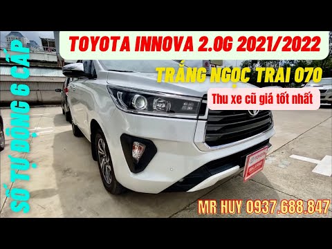 Video Toyota Innova 2021 Số Tự động | đăng ký 2022 - trắng... - youtube