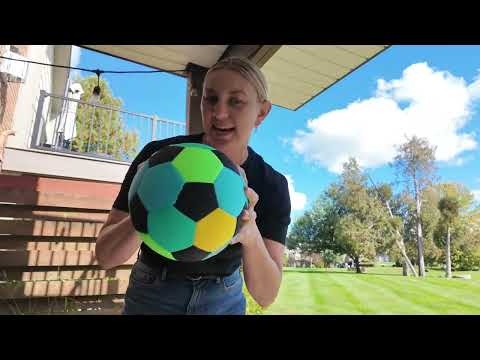 Softly Padded Premier Indoor Soccer Ball Size 4 - Pump Included
