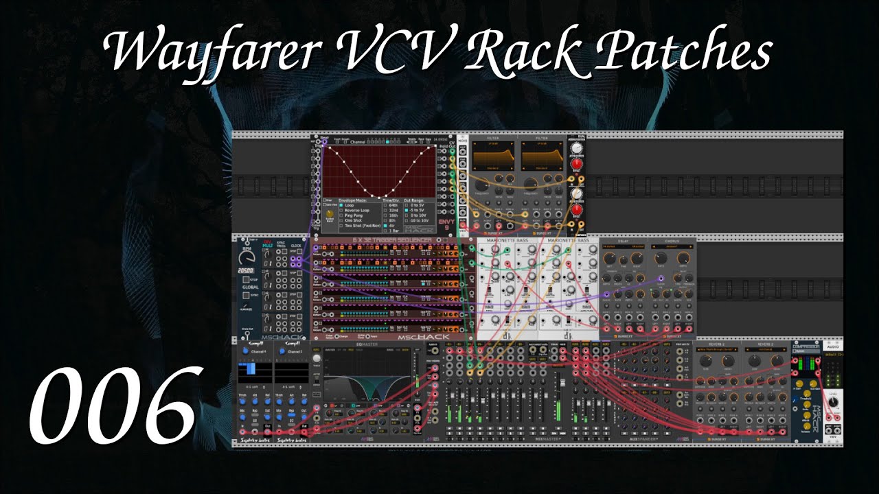 Wayfarer VCV Rack Patches 006 - Synthesized Shamanic Drumming Part 2 ...