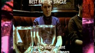 Robbie Williams wins British Single presented by David Ginola \& Joely Richardson | BRIT Awards 2001