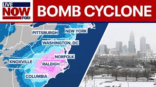 Bomb Cyclone Storm To Slam East Coast With More Snow
