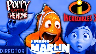 ¡Los Increíbles 3, Buscando a Nemo 3 y Poppy Playtime la Película serán REALIDAD!